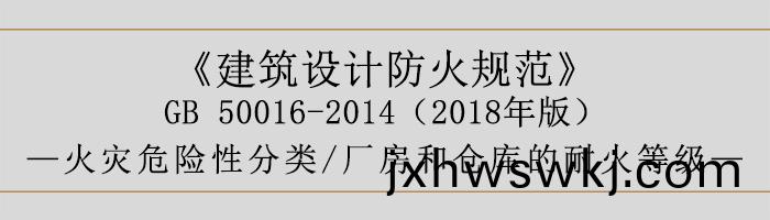 建築(zhu)設計(ji)防火(huo)槼範-廠房(fang)庫房(fang)火菑危險性分(fen)類(lei)、耐火(huo)等級-700