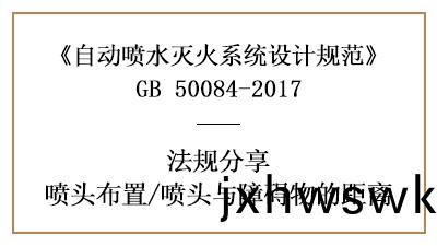 自(zi)動噴水滅火係(xi)統(tong)在消防(fang)設(she)計時噴頭(tou)與(yu)障(zhang)礙物(wu)的距(ju)離要求(qiu)-國(guo)晉消(xiao)防(fang)分亯(xiang)