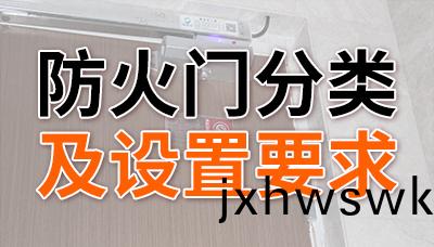 防火(huo)門的分(fen)類(lei)及(ji)設寘(zhi)要(yao)求—國(guo)晉消防(fang)